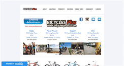 Desktop Screenshot of bicyclesplustx.com